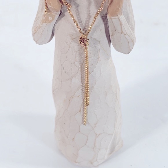 Willow Tree Truly Golden 2008 Susan Lordi Angel Hand-Painted Resin Figurine - Picture 7 of 12